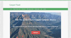 Desktop Screenshot of canyontravel.com