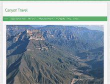 Tablet Screenshot of canyontravel.com
